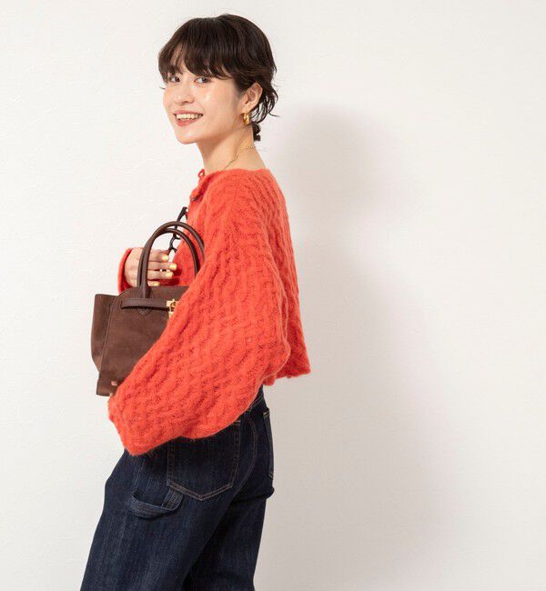 NOLLEY'S sophi「【WALANCE/ワランス】wool mohair cable cropped cardigan」|カーディガン|