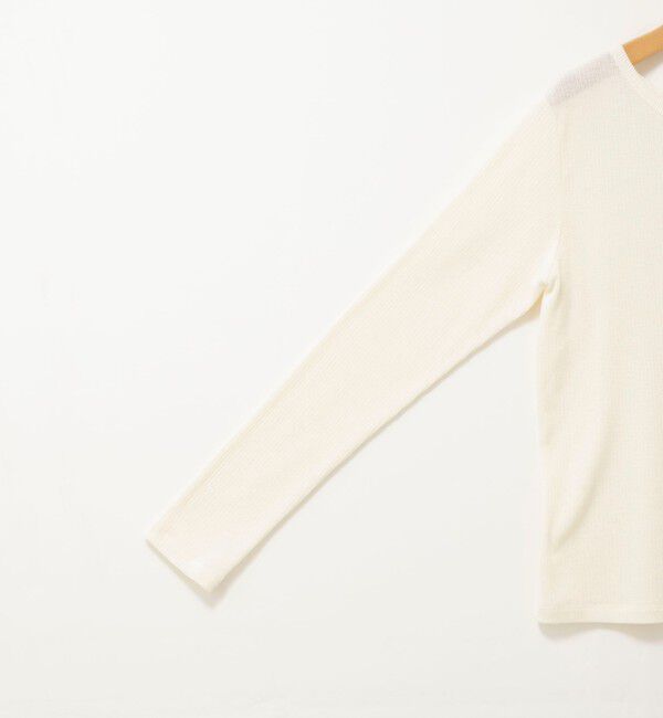 NOLLEY'S「ウォッシャブルナチュラルテレコ2WAYカーデ」|カーディガン|