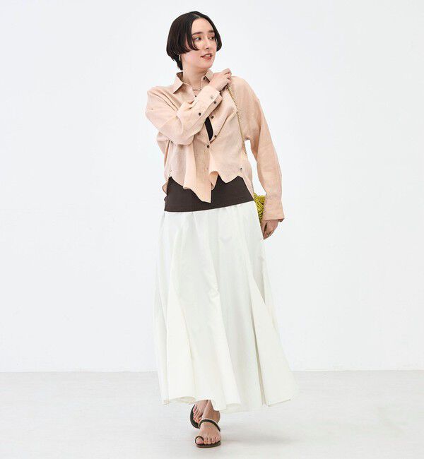 NOLLEY'S「MY STANDARD マルチWAYリネンショートシャツ」|シャツ・ブラウス|