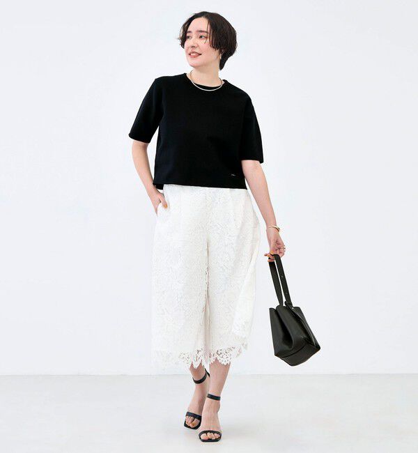 NOLLEY'S「《手洗い可能》ホールガーメントニットＴ」|ニット・セーター|