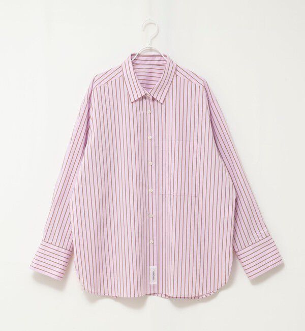 MAQWEL「【MAQWEL/マクウェル】ウォッシャブルストライプシャツ」|シャツ・ブラウス|