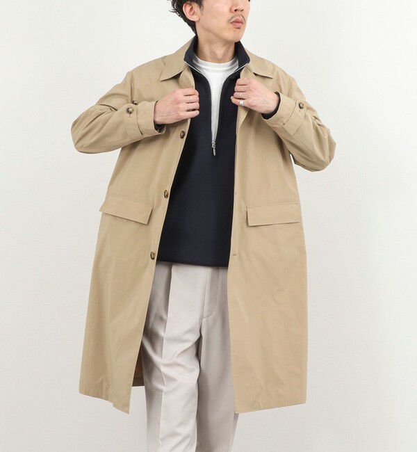 NOLLEY'S goodman「《ビジカジ対応》【ダントツ撥水】ステンカラーコート 26SS」|ステンカラーコート|