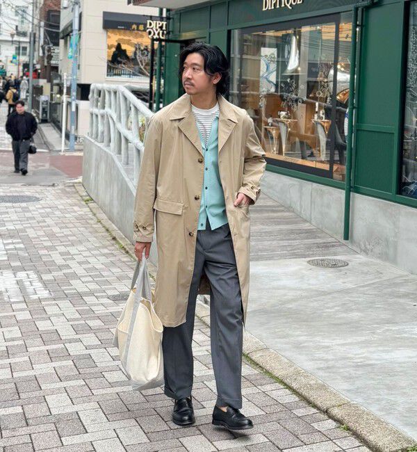 NOLLEY'S goodman「《ビジカジ対応》【ダントツ撥水】ステンカラーコート 26SS」|ステンカラーコート|