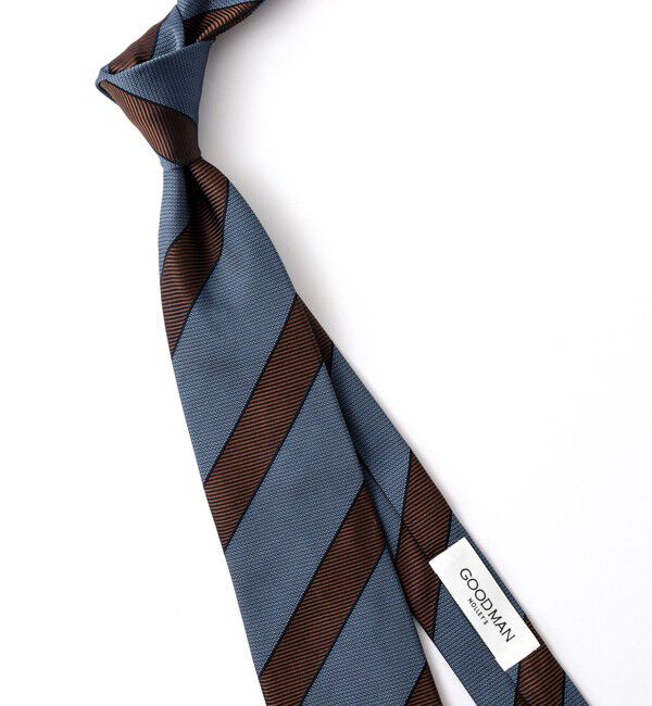 NOLLEY'S goodman「アクセントツイルストライプ 26SSコレクション」|ネクタイ・蝶ネクタイ|ブルー系1