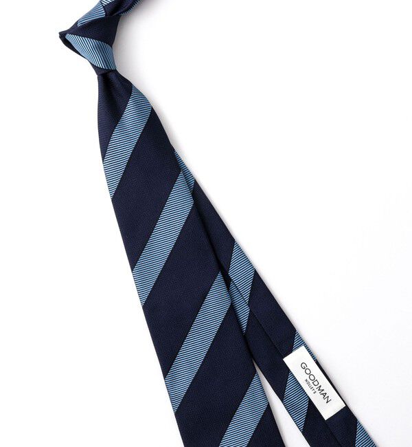 NOLLEY'S goodman「アクセントツイルストライプ 26SSコレクション」|ネクタイ・蝶ネクタイ|ネイビー系1