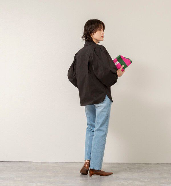 MAQWEL「【MAQWEL/マクウェル】ボリュームスリーブ開襟シャツ」|シャツ・ブラウス|