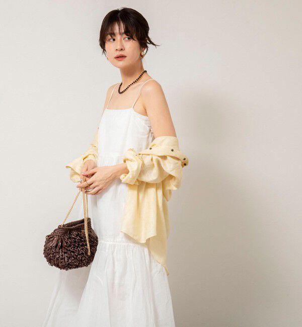 NOLLEY'S sophi「【MARILYN MOON/マリリーンムーン】sheer starched cotton lace tieredワンピース」|ワンピース|