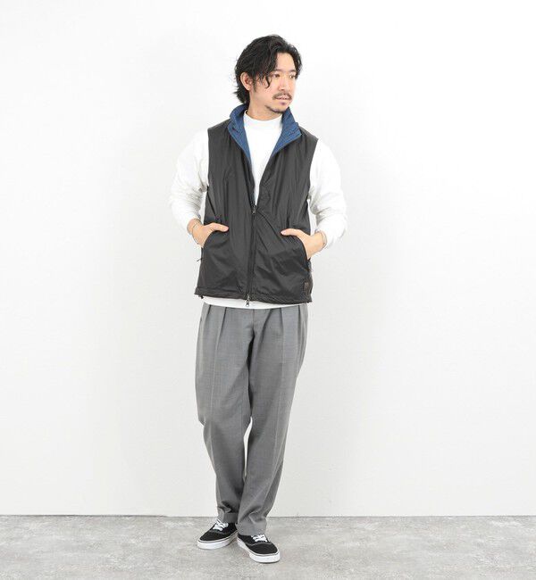 NOLLEY'S goodman「【TAION/タイオン】NON DOWN MILITARY R/S HI NECK VEST 26SS」|ベスト・ジレ|