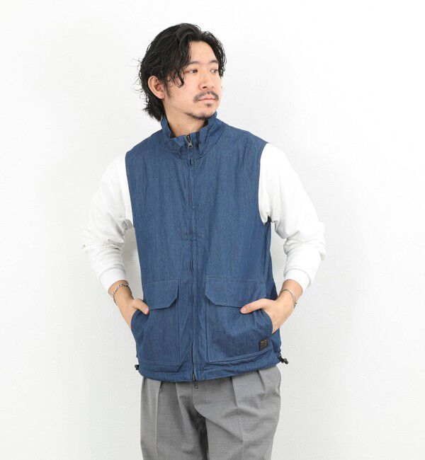 NOLLEY'S goodman「【TAION/タイオン】NON DOWN MILITARY R/S HI NECK VEST 26SS」|ベスト・ジレ|