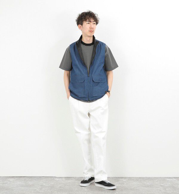 NOLLEY'S goodman「【TAION/タイオン】NON DOWN MILITARY R/S HI NECK VEST 26SS」|ベスト・ジレ|