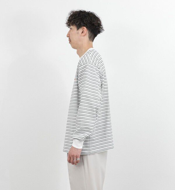 NOLLEY'S goodman「【DANTON/ダントン】DT-C0200TCB STRIPE LONG SLEEVE T-SHIRT 26SS」|Tシャツ・カットソー|