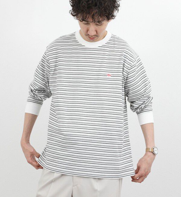 NOLLEY'S goodman「【DANTON/ダントン】DT-C0200TCB STRIPE LONG SLEEVE T-SHIRT 26SS」|Tシャツ・カットソー|