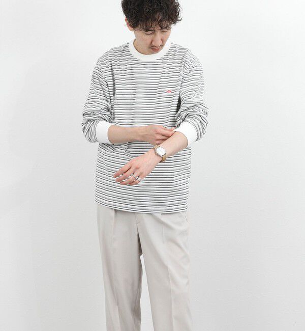 NOLLEY'S goodman「【DANTON/ダントン】DT-C0200TCB STRIPE LONG SLEEVE T-SHIRT 26SS」|Tシャツ・カットソー|