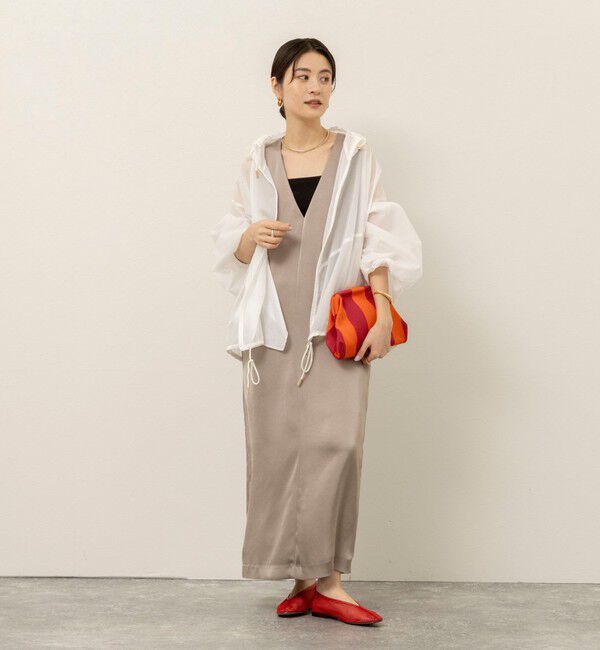 MAQWEL「《セットアップ対応》【MAQWEL/マクウェル】ウォッシャブルシアーブルゾン」|ブルゾン・スタジャン|