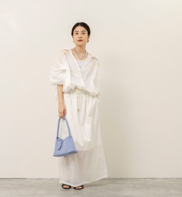 MAQWEL「《セットアップ対応》【MAQWEL/マクウェル】ウォッシャブルシアーブルゾン」|ブルゾン・スタジャン|