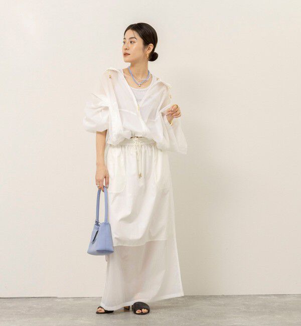 MAQWEL「《セットアップ対応》【MAQWEL/マクウェル】ウォッシャブルシアーブルゾン」|ブルゾン・スタジャン|