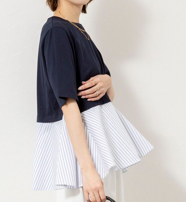 NOLLEY'S「【TRRAZZO DONNA/トラッゾドンナ】Docking Flare Top」|Tシャツ・カットソー|