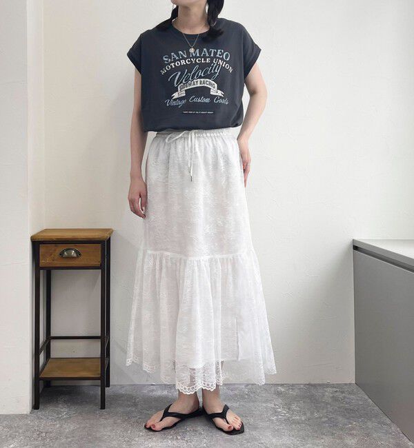 fredy emue「2WAYスカラレースギャザースカート」|スカート|