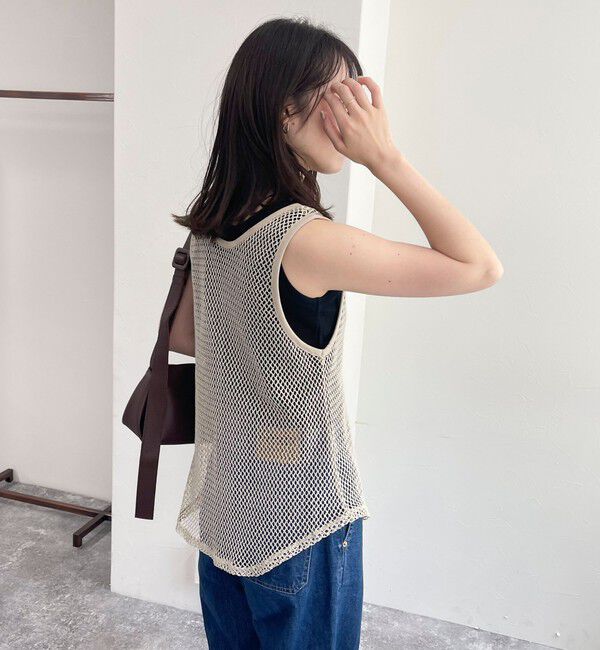 fredy emue「メッシュチュニックタンクトップ」|タンクトップ|