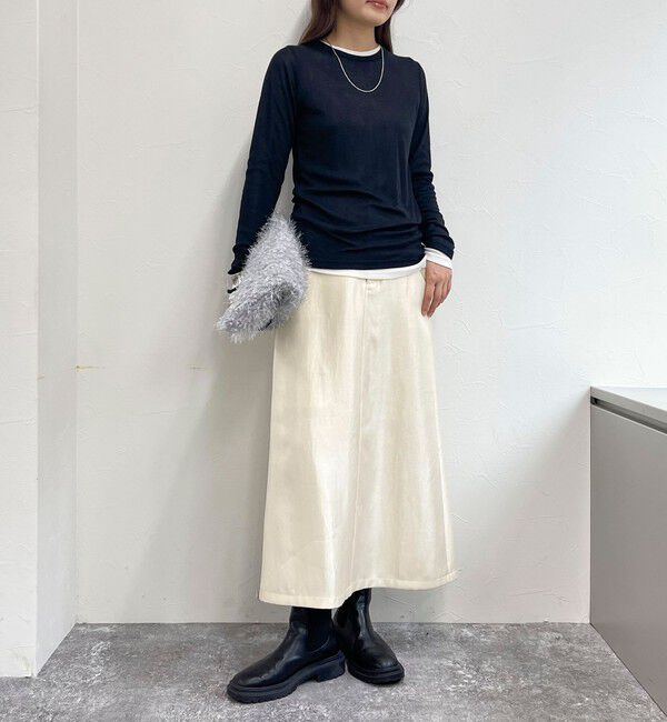 fredy emue「マルチファブリック タイトスカート」|スカート|