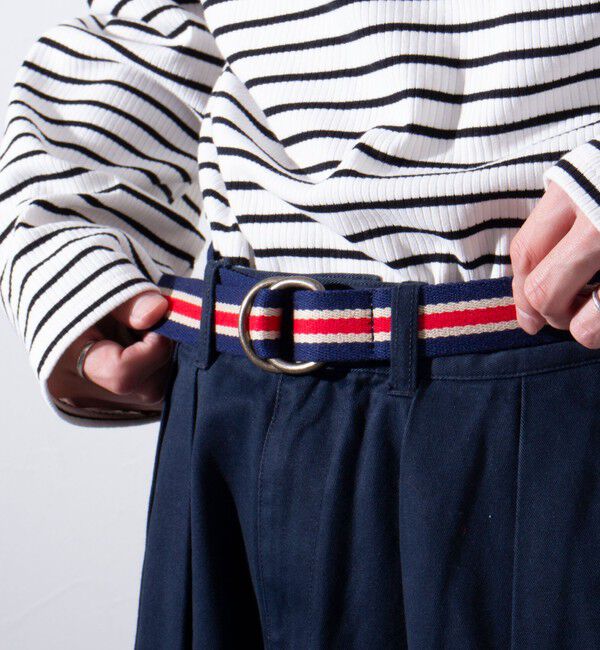 GLOSTER「【GLOSTER/グロスター】IVY Dリングテープベルト リングベルト」|ベルト|