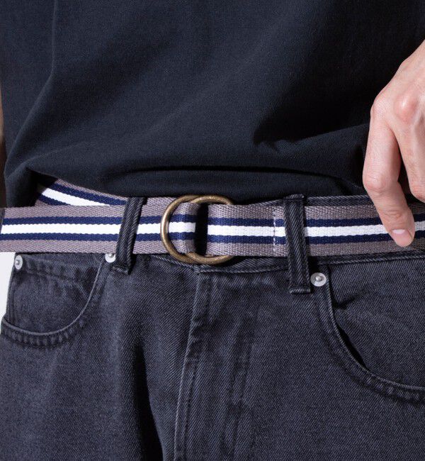 GLOSTER「【GLOSTER/グロスター】IVY Dリングテープベルト リングベルト」|ベルト|