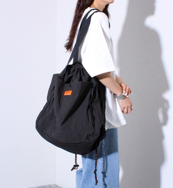 GLOSTER「【UNIVERSAL OVERALL/ユニバーサルオーバーオール】シンゲンブドウバッグ L」|ショルダー・メッセンジャー|ブラック