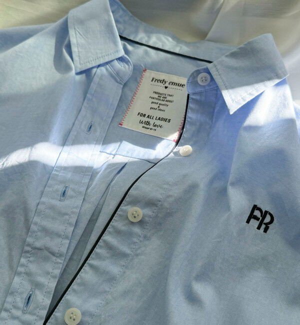 fredy emue「FR刺繍オックスコンパクトシャツ」|シャツ・ブラウス|