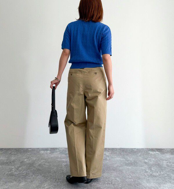 fredy emue「FR刺繍ケーブル柄ポケ付きプルオーバー」|ニット・セーター|