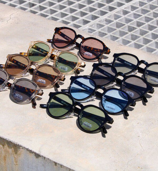 GLOSTER「【GLOSTER/グロスター】クラウンパント セルフレーム カラーレンズサングラス」|サングラス|