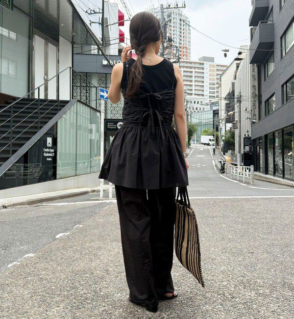 fredy emue「ギャザーキャミソールビスチェ」|キャミソール|