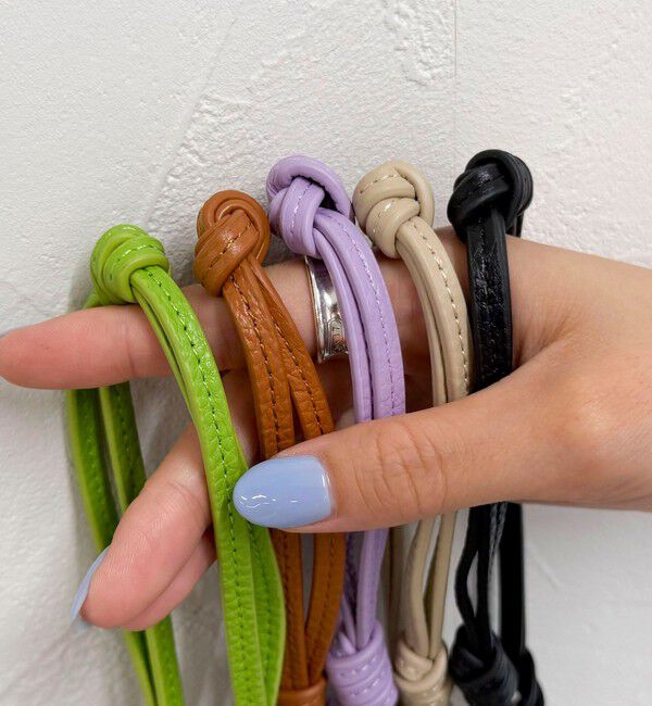 fredy emue「FRロゴ＆タッセルレザーチャーム」|チャーム・キーホルダー|