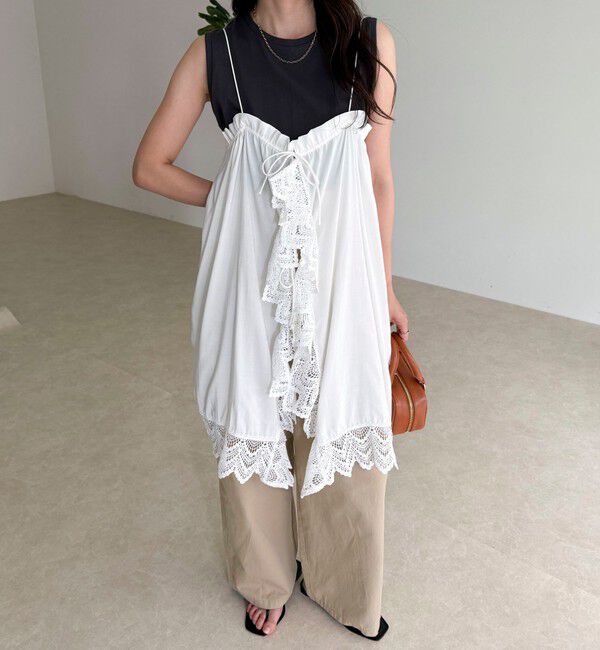 fredy emue「2ＷAYレイヤードキャミワンピース」|ワンピース|