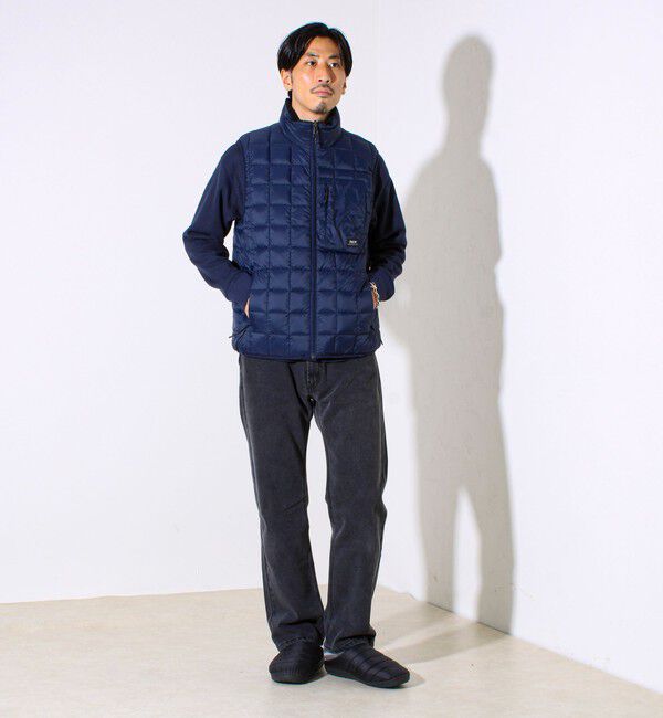 GLOSTER「【2WAYで着回せる】【UNISEX】GLOSTER配色別注 TAIONボア&times;ダウンベスト」|ダウンベスト・ベスト|