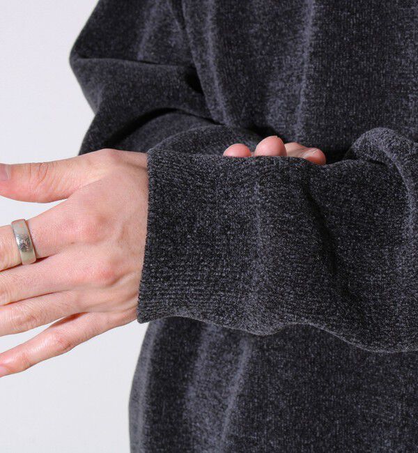 GLOSTER「【昨年人気アイテム再登場！チクチクしないニット】モールバックボーダー ヘンリーネックニット」|ニット・セーター|