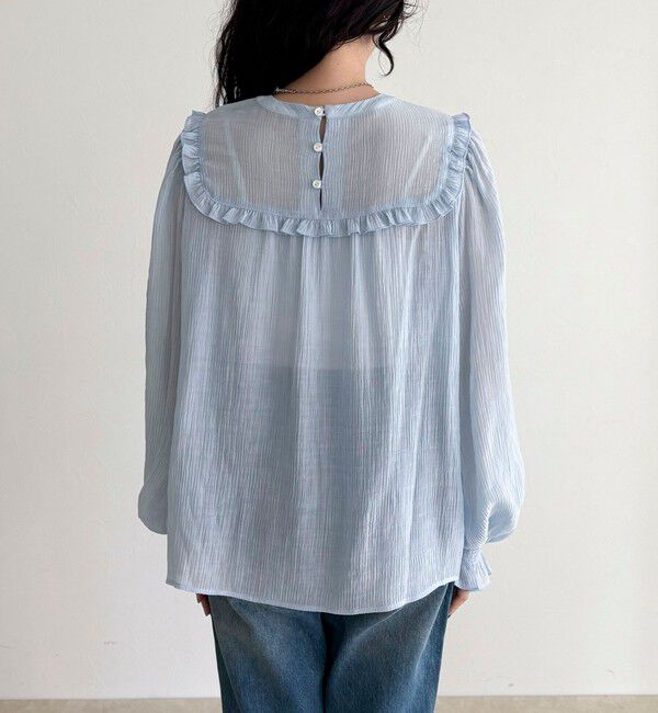 fredy emue「ピンタックギャザーブラウス」|シャツ・ブラウス|