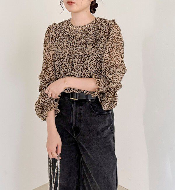 fredy emue「ピンタックギャザーブラウス」|シャツ・ブラウス|