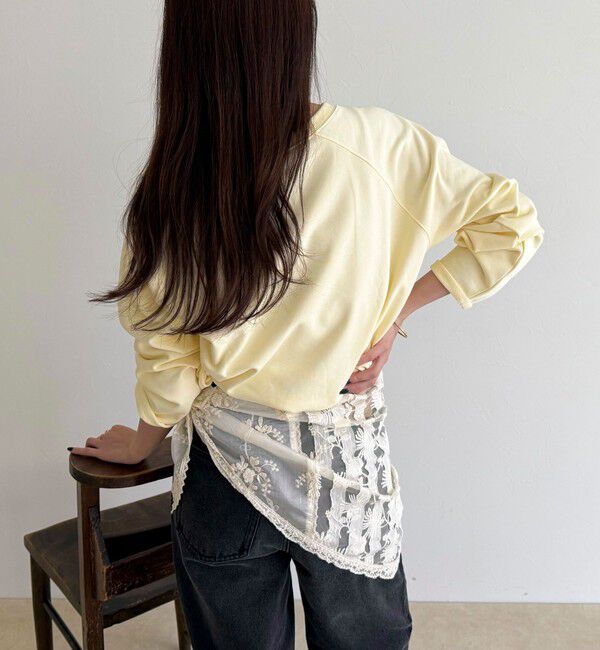 fredy emue「ミニ裏毛クロップドスウェットプルオーバー」|スウェット・ジャージ|