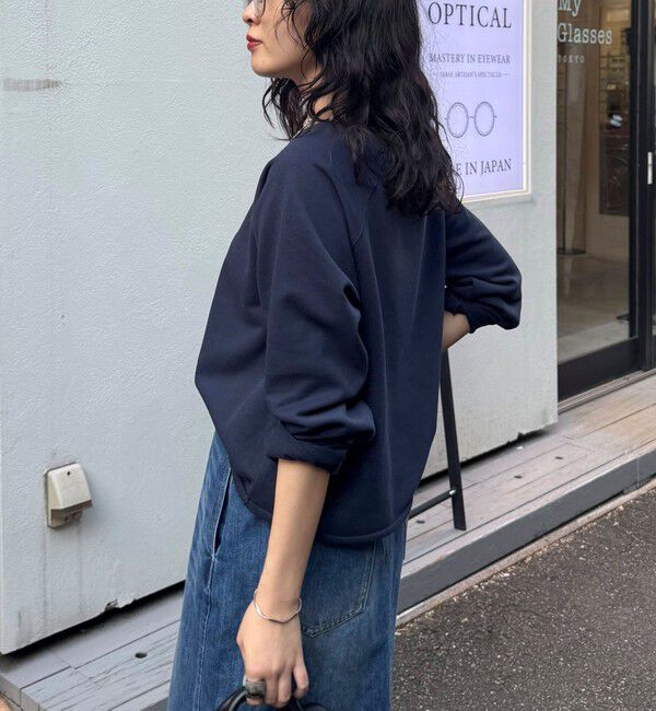 fredy emue「ミニ裏毛クロップドスウェットプルオーバー」|スウェット・ジャージ|