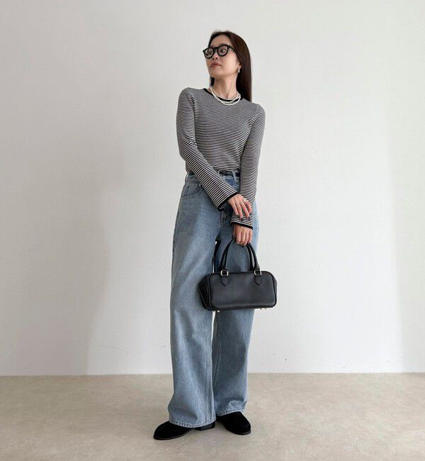 fredy emue「袖スリットリブニットプルオーバー」|ニット・セーター|