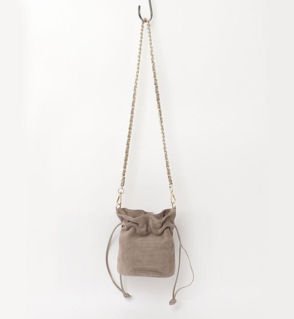 fredy emue「【AULENTTI/オーレンティ】スエード巾着チェーンショルダーバッグ」|ショルダー・メッセンジャー|