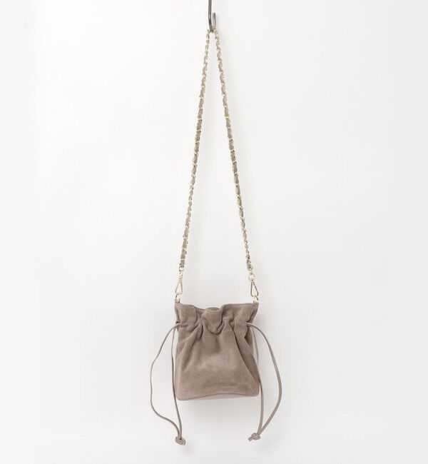 fredy emue「【AULENTTI/オーレンティ】スエード巾着チェーンショルダーバッグ」|ショルダー・メッセンジャー|