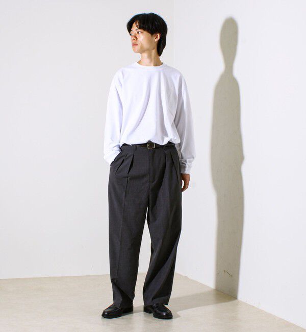 GLOSTER「【6色展開/UNISEX/ベーシック】【DISCUS】USA綿ブレンド ヘビーウエイトロンT」|Tシャツ・カットソー|