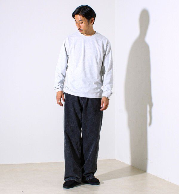 GLOSTER「【6色展開/UNISEX/ベーシック】【DISCUS】USA綿ブレンド ヘビーウエイトロンT」|Tシャツ・カットソー|