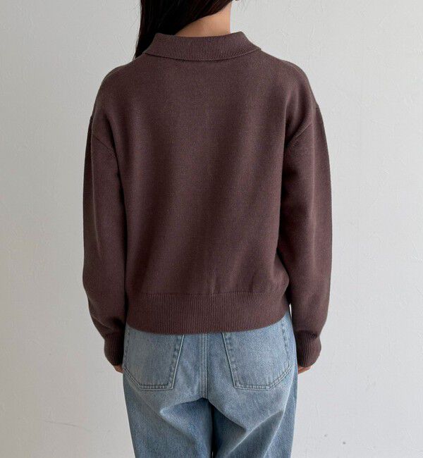 fredy emue「ニットシャツカーディガン バブーシュカ付き」|ニット・セーター|