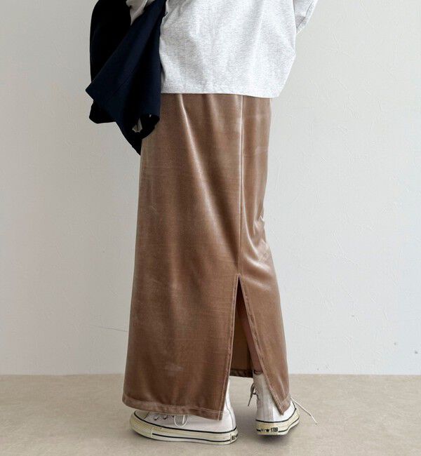 fredy emue「ベロアタイトスカート」|スカート|