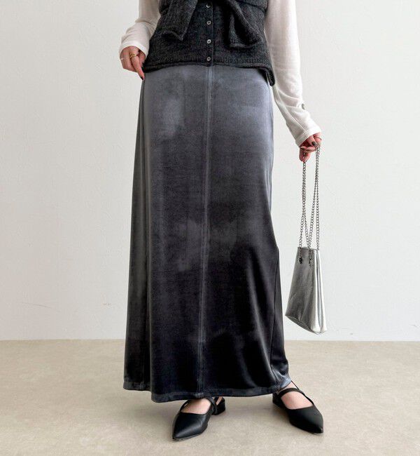 fredy emue「ベロアタイトスカート」|スカート|