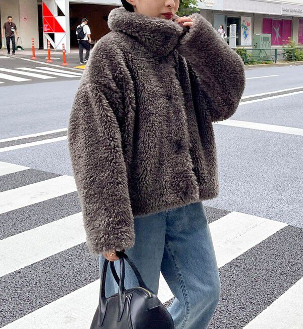 fredy emue「フェイクファーコート」|その他|