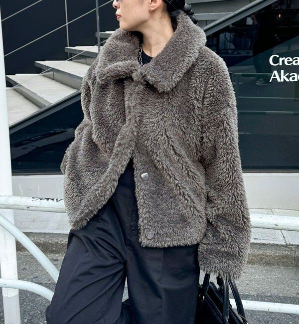 fredy emue「フェイクファーコート」|その他|