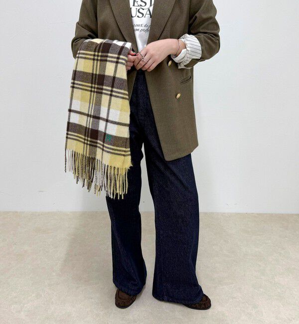 fredy emue「ソフトチェックストール」|ストール|